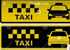 Necesito derecho de taxi basico negro amarillo