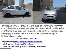 Vendo Chevrolet SAIL 1.4 LT