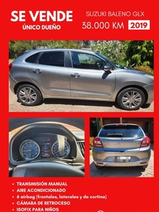 Venta Suzuki Baleno GLX mecánico año 2019 - 38.000 Km