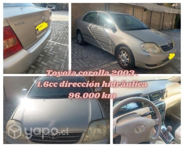Toyota corolla 2003 con 96mil km UNA JOYA