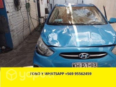 HYUNDAI ACCENT RB 1.4 cc 2018 CHOCADO FUNCIONA Y