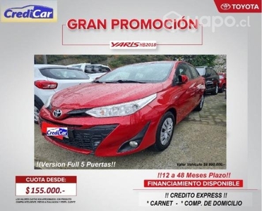 12 a 48 Meses -2018 Toyota Yaris Hb Full