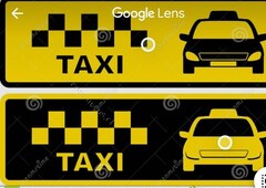 Derecho de taxi negro amarillo basico