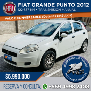 Fiat Grande punto 1.4 2012 Usado en Las Condes