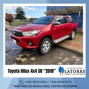 Se vende Toyota Hilux SR 2018 4x4