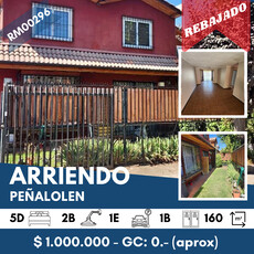 Casa en Arriendo en Peñalolén 3 dormitorios 2 baños / Easy Prop