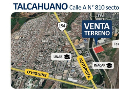 Sitio o Terreno en Venta en Talcahuano 1 baño / Montalva Quindos