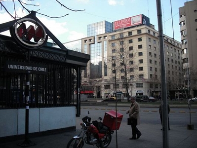 Arriendo oficinas santiago sector metro universidad de chile