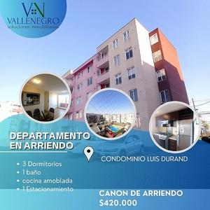 Departamento en Arriendo en Temuco 3 dormitorios 1 baño / Gestión y Propiedad