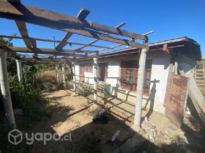 Se vende en quilpue terreno con casa para reparar