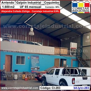 Industrial en Arriendo en Barrio Industrial Coquimbo, Elqui