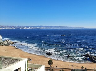 Gran departamento con hermosa vista a la costa en Reñaca.