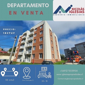 Departamento en Venta en Temuco 2 dormitorios 1 baño / Gestión y Propiedad
