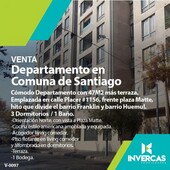 Departamento en Venta en Santiago, Santiago