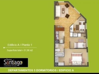 Departamento en Venta en Santiago, Santiago